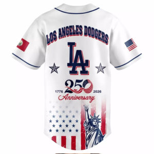 Dodgers 250 Years USA Anniversary Jersey