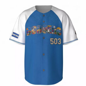 Dodgers Salvadoran Heritage Night Giveaway 2026 Jersey 1 Dodgers Salvadoran Heritage Night Giveaway 2026 Jersey