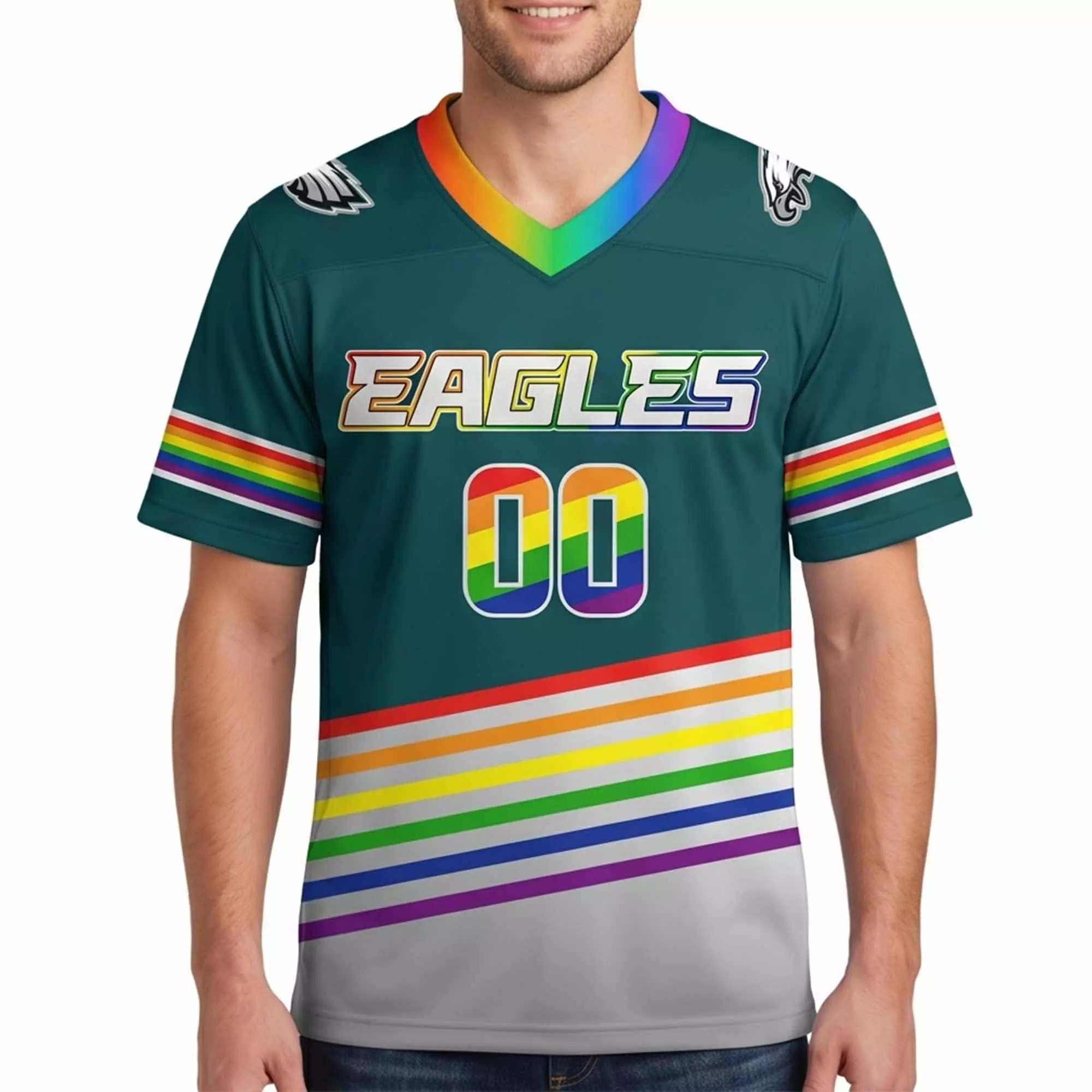 EAGLES LGBT Pride Month 2026 Jersey EAGLES LGBT Pride Month 2026 Jersey