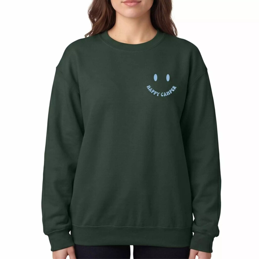 Happy Camper Smile Sweatshirt Happy Camper Smile Sweatshirt