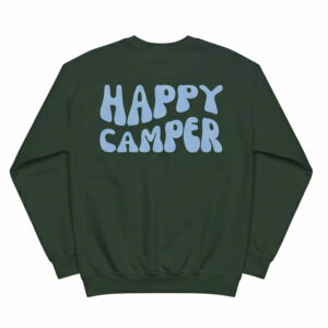 Happy Camper Smile Sweatshirt 2 Happy Camper Smile Sweatshirt