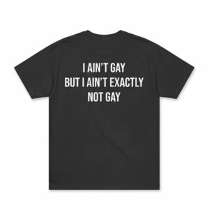 I Ain't Gay But I Ain't Exactly Not Gay Shirt 1 I Ain't Gay But I Ain't Exactly Not Gay Shirt