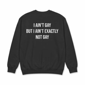 I Ain't Gay But I Ain't Exactly Not Gay Shirt 3 I Ain't Gay But I Ain't Exactly Not Gay Shirt