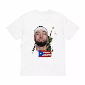 Jose Alvarado New York Knicks Signature Flag Finals Shirt