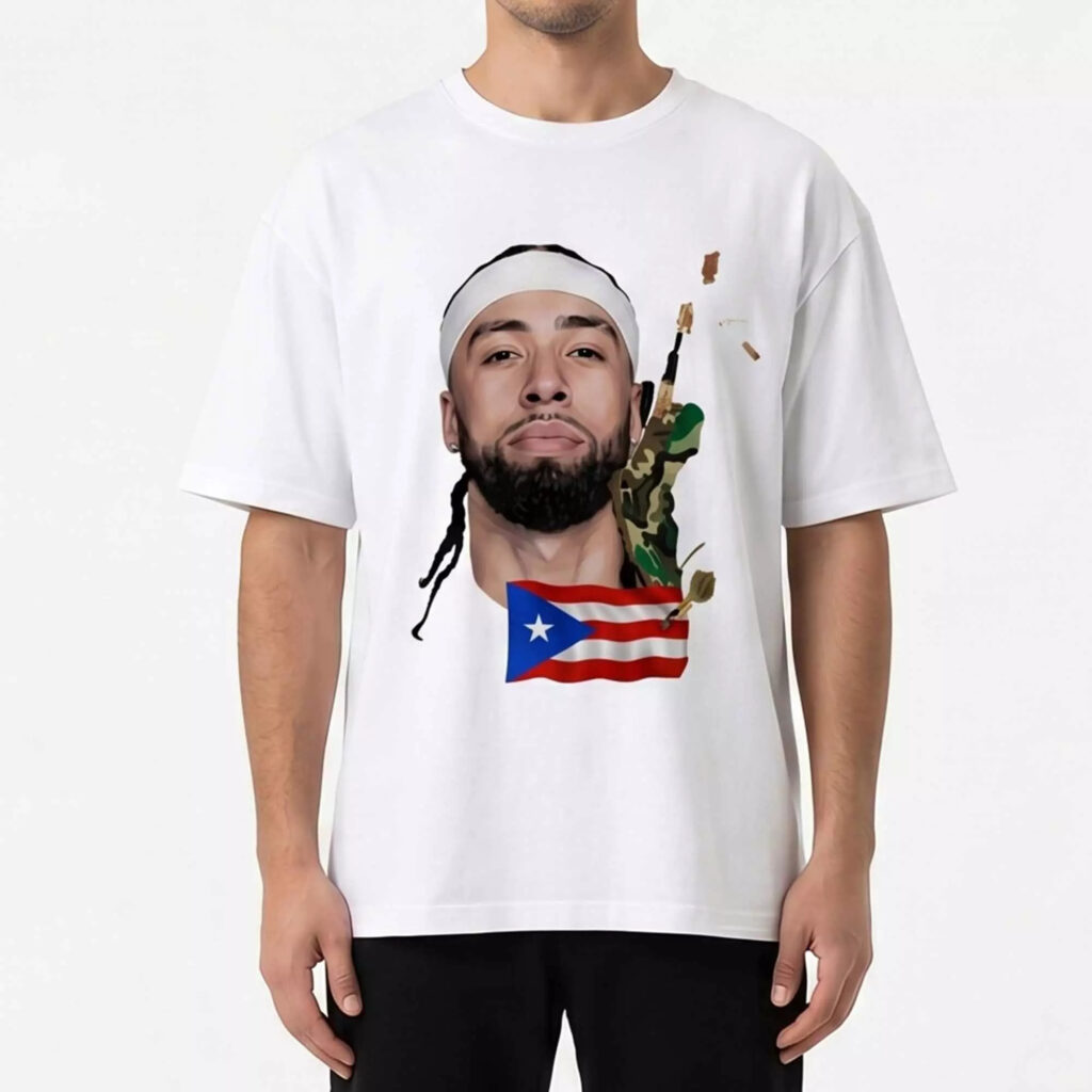 Jose Alvarado New York Knicks Signature Flag Finals Shirt