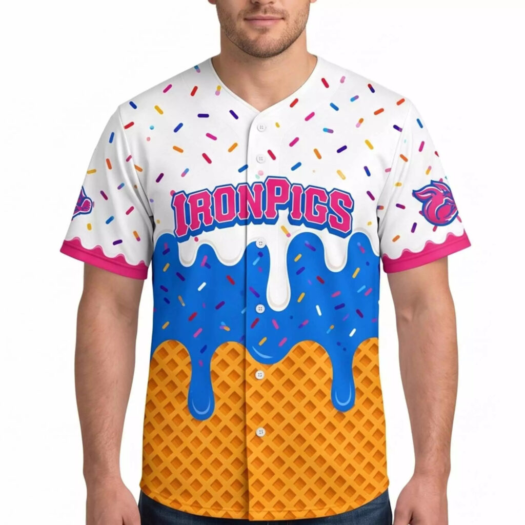 Lehigh Valley IronPigs Ice Cream Jersey