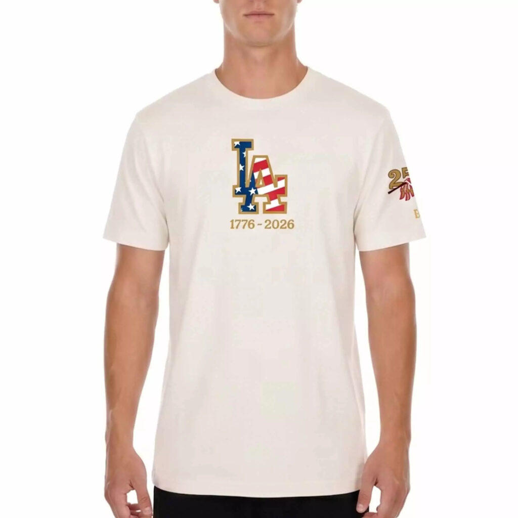 Los Angeles Dodgers USA 250 Fourth of July Shirt