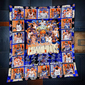 NY Knicks 2026 Champions Blanket