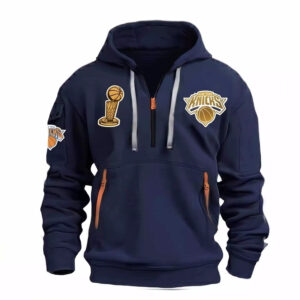 New York Knicks Champions 2026 Finals Quarter Zip Hoodie 1 New York Knicks Champions 2026 Finals Quarter Zip Hoodie