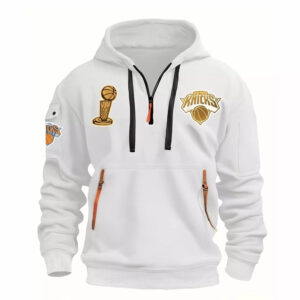 New York Knicks Champions 2026 Finals Quarter Zip Hoodie 2 New York Knicks Champions 2026 Finals Quarter Zip Hoodie