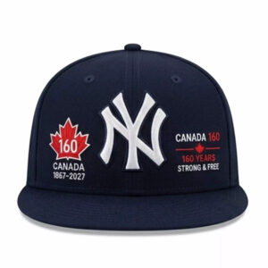 New York Yankees Canada 160 Years Anniversary Hat 1 New York Yankees Canada 160 Years Anniversary Hat