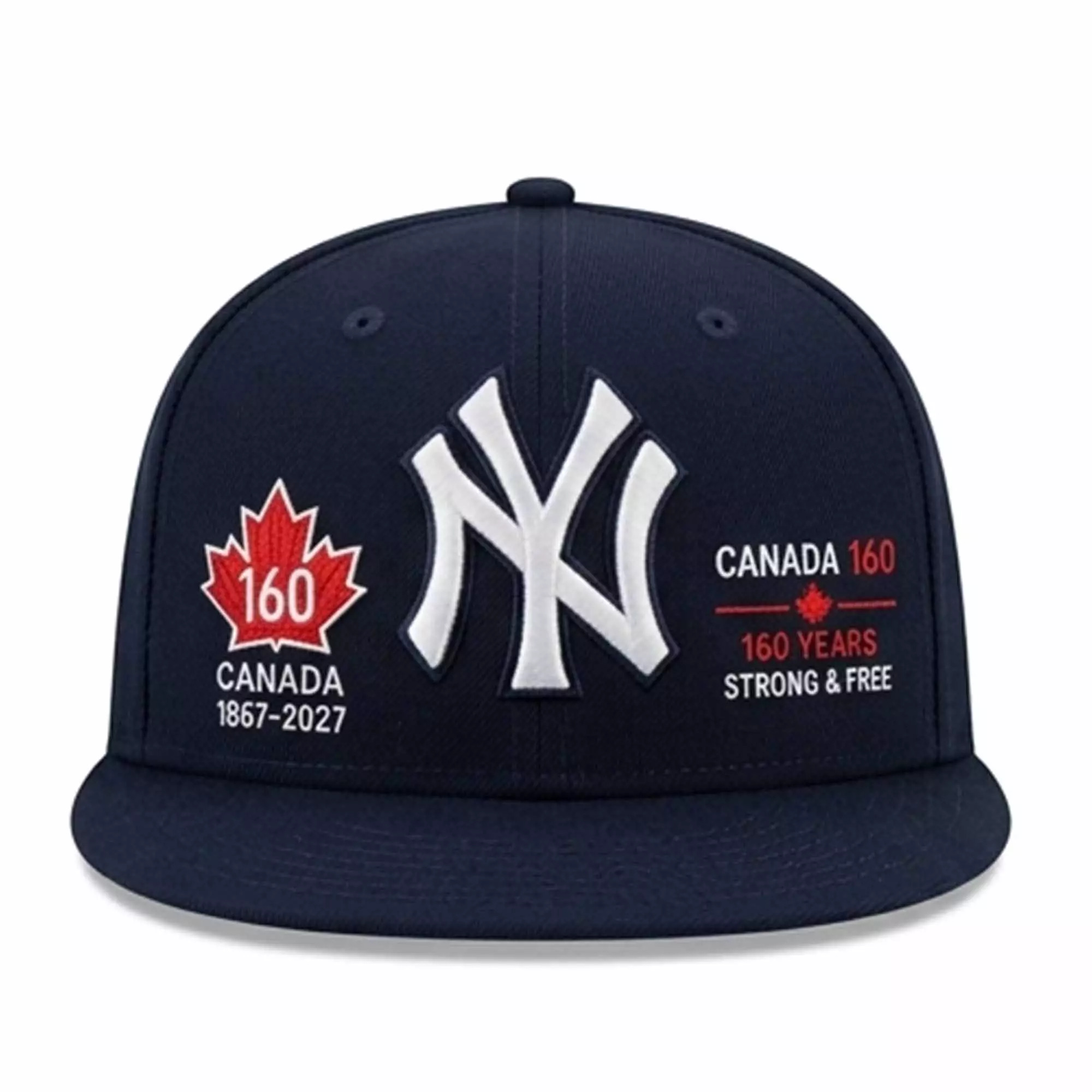 New York Yankees Canada 160 Years Anniversary Hat New York Yankees Canada 160 Years Anniversary Hat