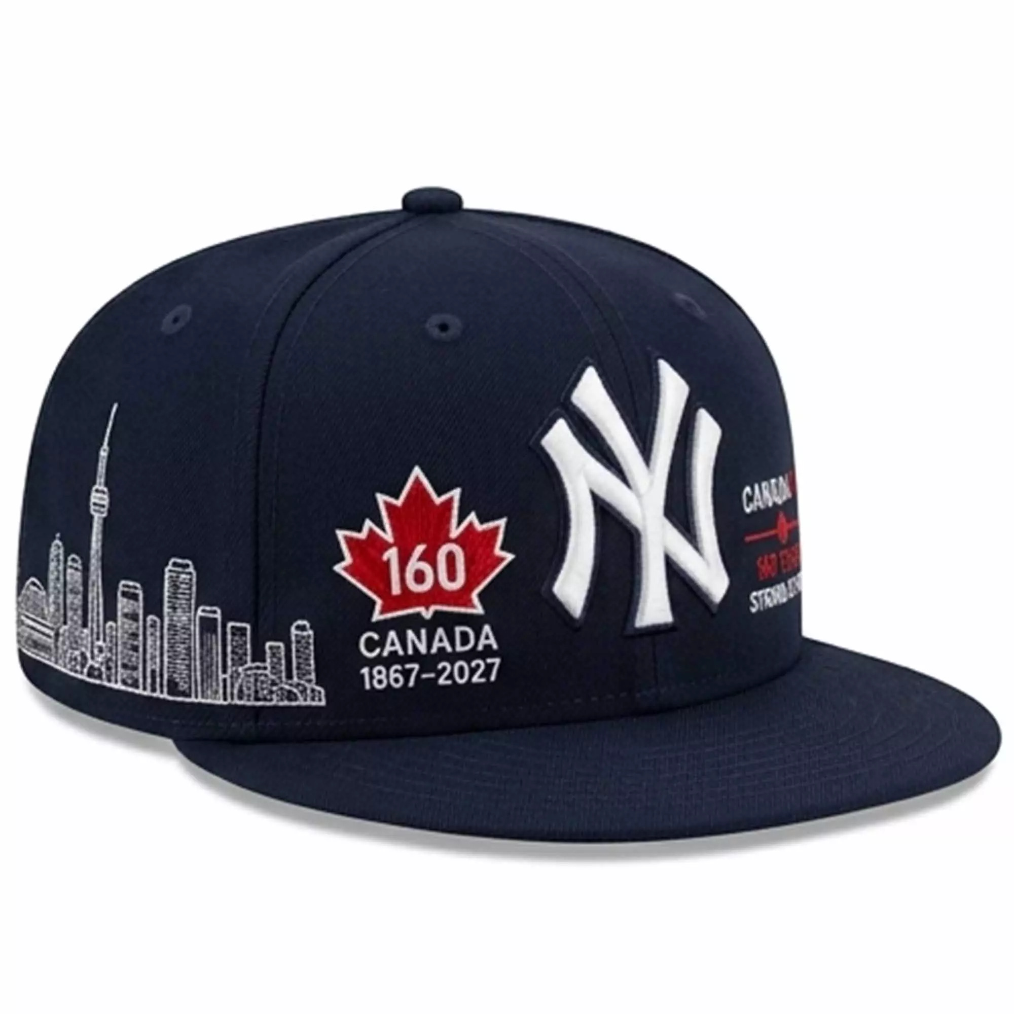 New York Yankees Canada 160 Years Anniversary Hat New York Yankees Canada 160 Years Anniversary Hat