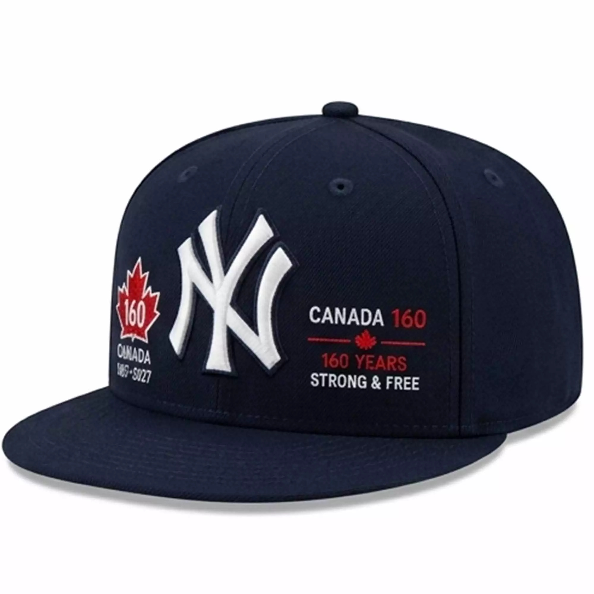 New York Yankees Canada 160 Years Anniversary Hat New York Yankees Canada 160 Years Anniversary Hat