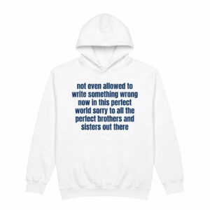 Not Even Allowed To Write Something Wrong Now In This Perfect World Sorry To All The Perfect Brothers And Sisters Out There Shirt 3 Not Even Allowed To Write Something Wrong Now In This Perfect World Sorry To All The Perfect Brothers And Sisters Out There Shirt