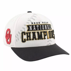 Oklahoma Sooners 2026 Baseball Men's College World Series Champions Hat 4 Oklahoma Sooners 2026 Baseball Men's College World Series Champions Hat