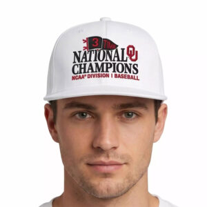 Oklahoma Sooners 3-Time National Champions Baseball Hat