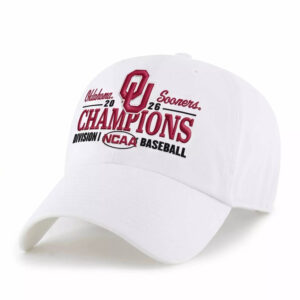 Oklahoma Sooners '47 2026 Baseball Men's College World Series Champions Hat