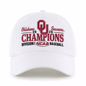 Oklahoma Sooners '47 2026 Baseball Men's College World Series Champions Hat