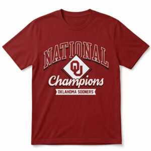 Oklahoma Sooners Crimson 2026 Division I Baseball National Champions Locker Room Shirt 1 Oklahoma Sooners Crimson 2026 Division I Baseball National Champions Locker Room Shirt