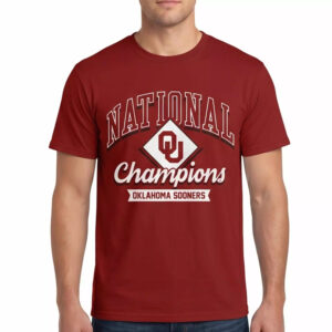 Oklahoma Sooners Crimson 2026 Division I Baseball National Champions Locker Room Shirt 2 Oklahoma Sooners Crimson 2026 Division I Baseball National Champions Locker Room Shirt