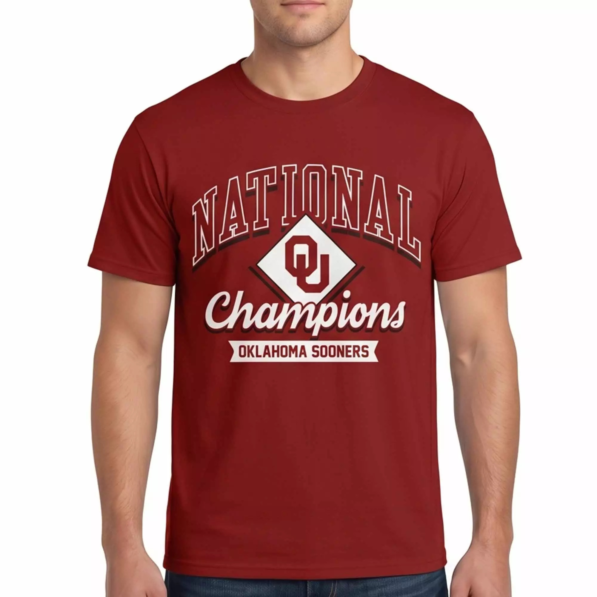 Oklahoma Sooners Crimson 2026 Division I Baseball National Champions Locker Room Shirt Oklahoma Sooners Crimson 2026 Division I Baseball National Champions Locker Room Shirt