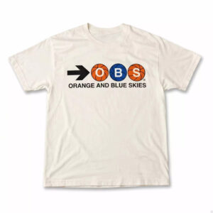 Spike Lee Orange and Blue Skies Knicks Finals 2026 Game 4 Shirt