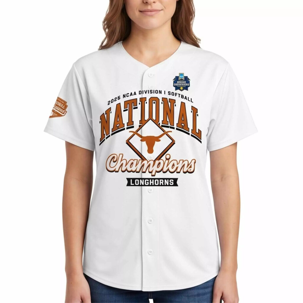 Texas Longhorns 2026 Softball National Champions Jersey
