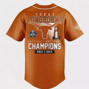 Texas Longhorns 2026 Softball National Champions Jersey