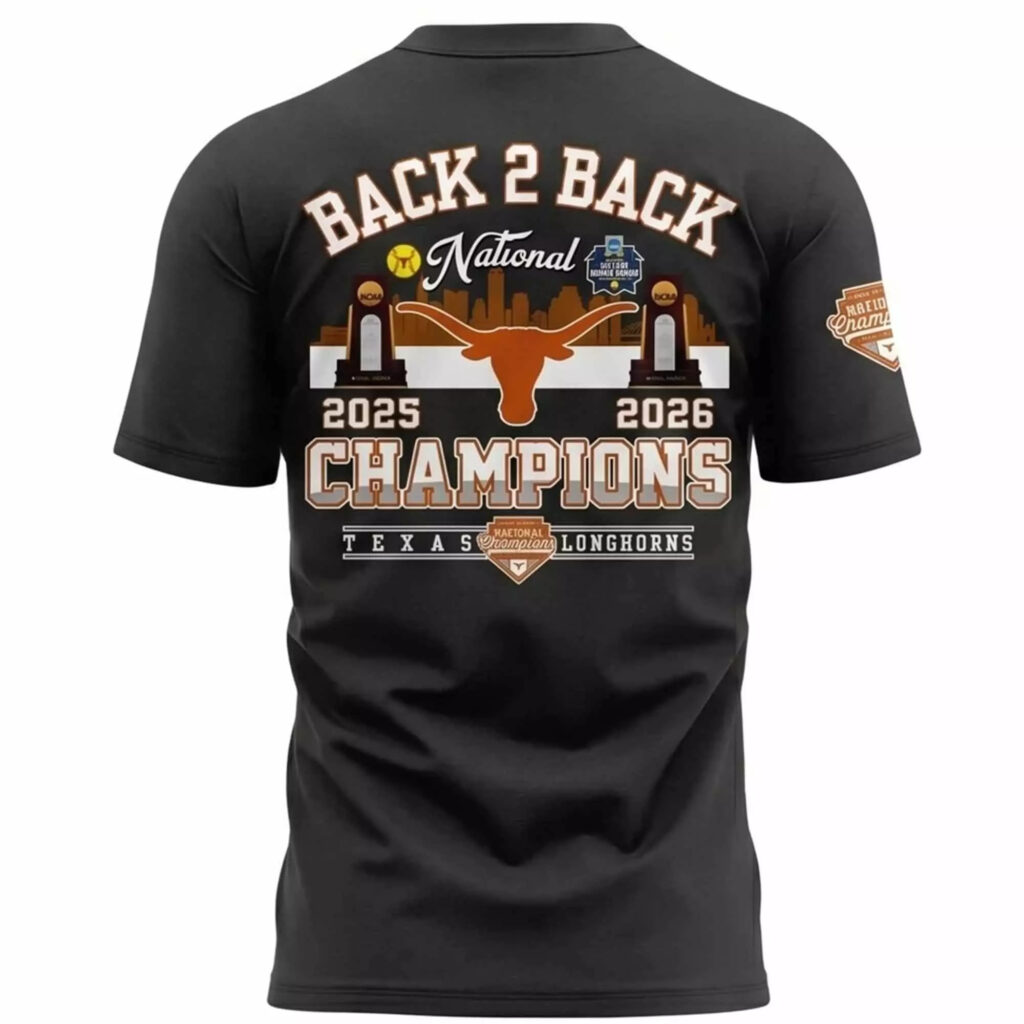 Texas Longhorns 2026 Softball National Champions Shirt 8