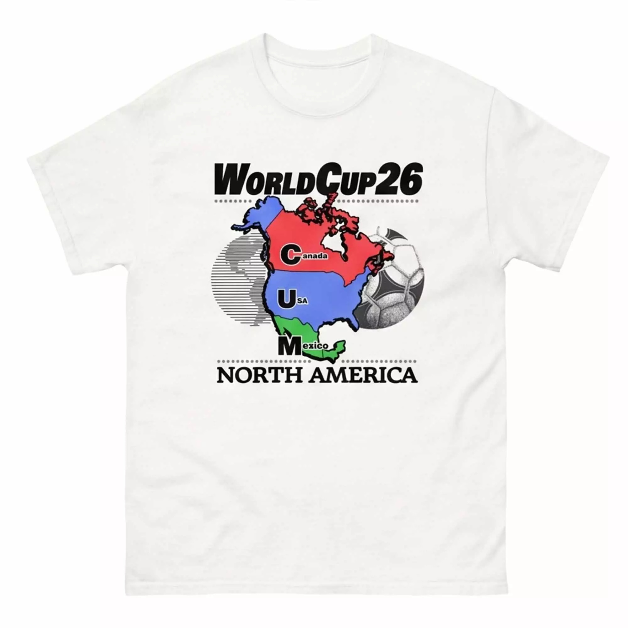 World Cup 26 Cm Map North America Shirt World Cup 26 Cm Map North America Shirt