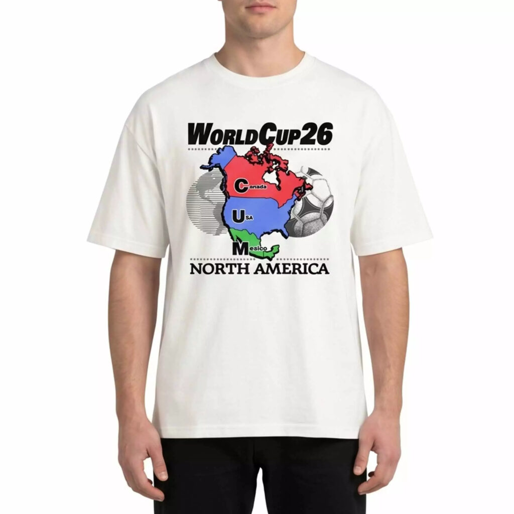 World Cup 26 Cm Map North America Shirt World Cup 26 Cm Map North America Shirt
