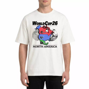 World Cup 26 Cm Map North America Shirt