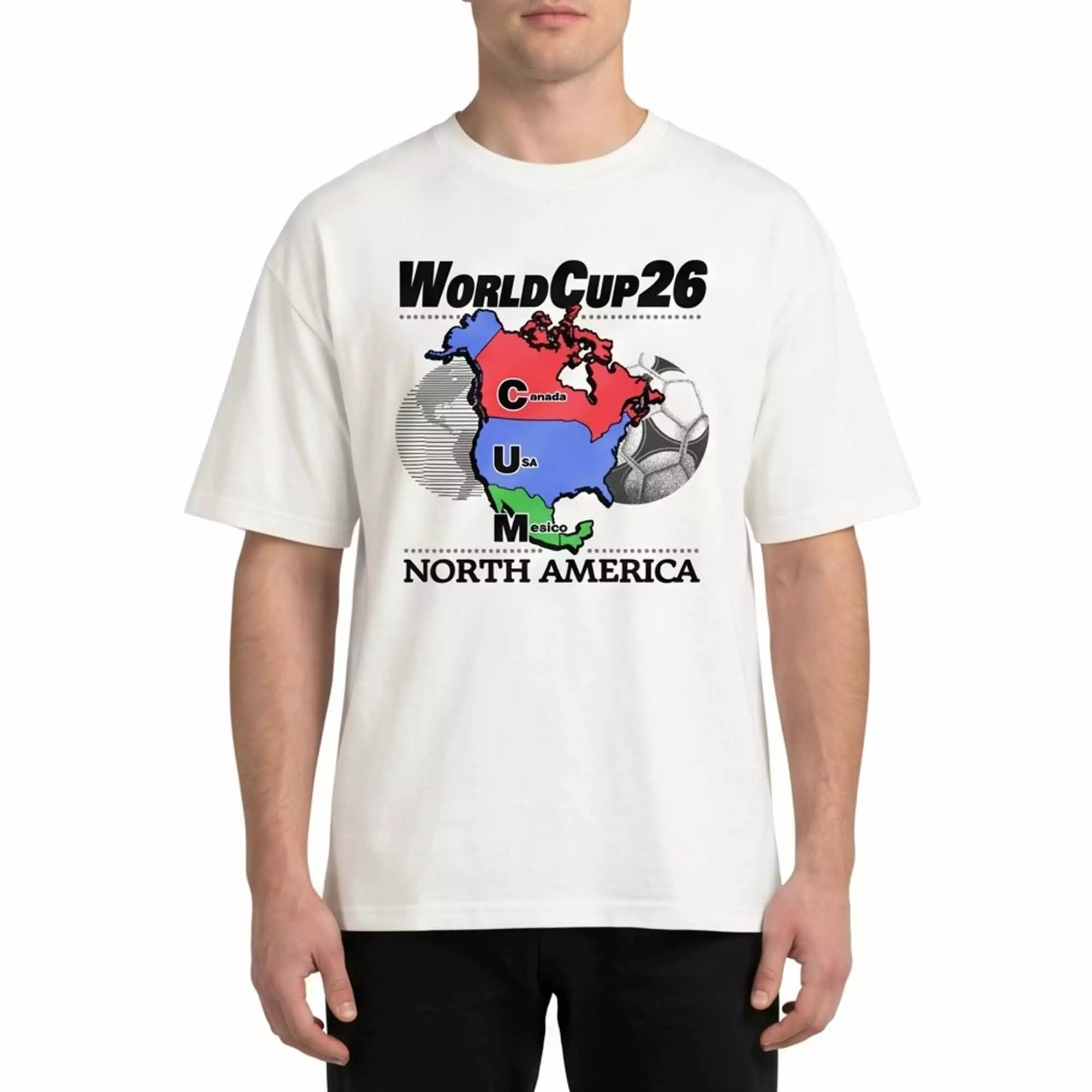World Cup 26 Cm Map North America Shirt World Cup 26 Cm Map North America Shirt