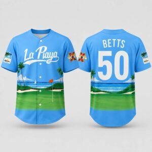 2026 Beach Connect Series Mookie Betts La Playa Jersey 2026 Beach Connect Series Mookie Betts La Playa Jersey