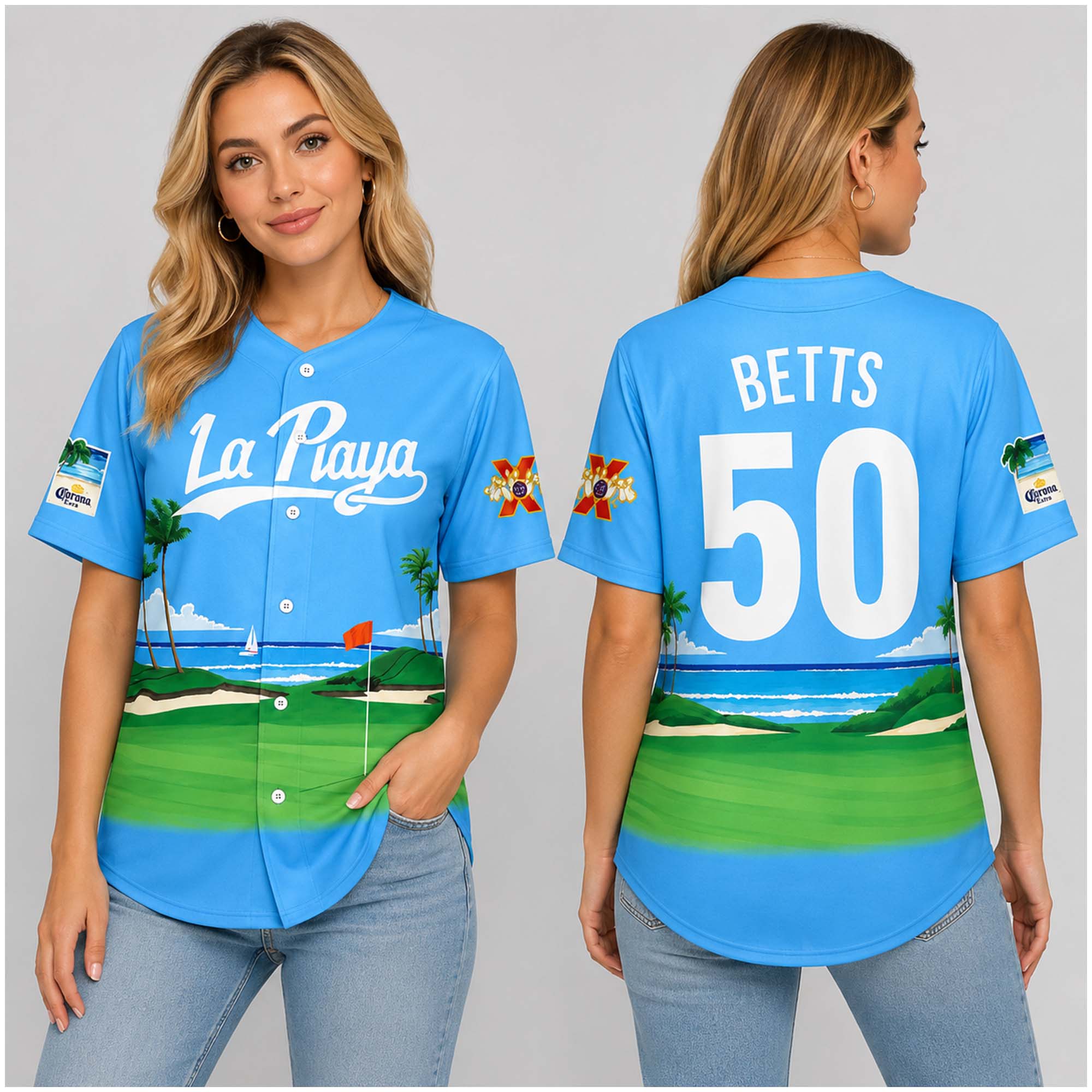 2026 Beach Connect Series Mookie Betts La Playa Jersey 2026 Beach Connect Series Mookie Betts La Playa Jersey