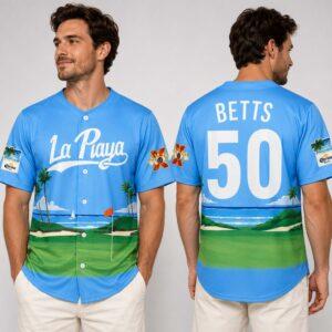 2026 Beach Connect Series Mookie Betts La Playa Jersey 1 2026 Beach Connect Series Mookie Betts La Playa Jersey6