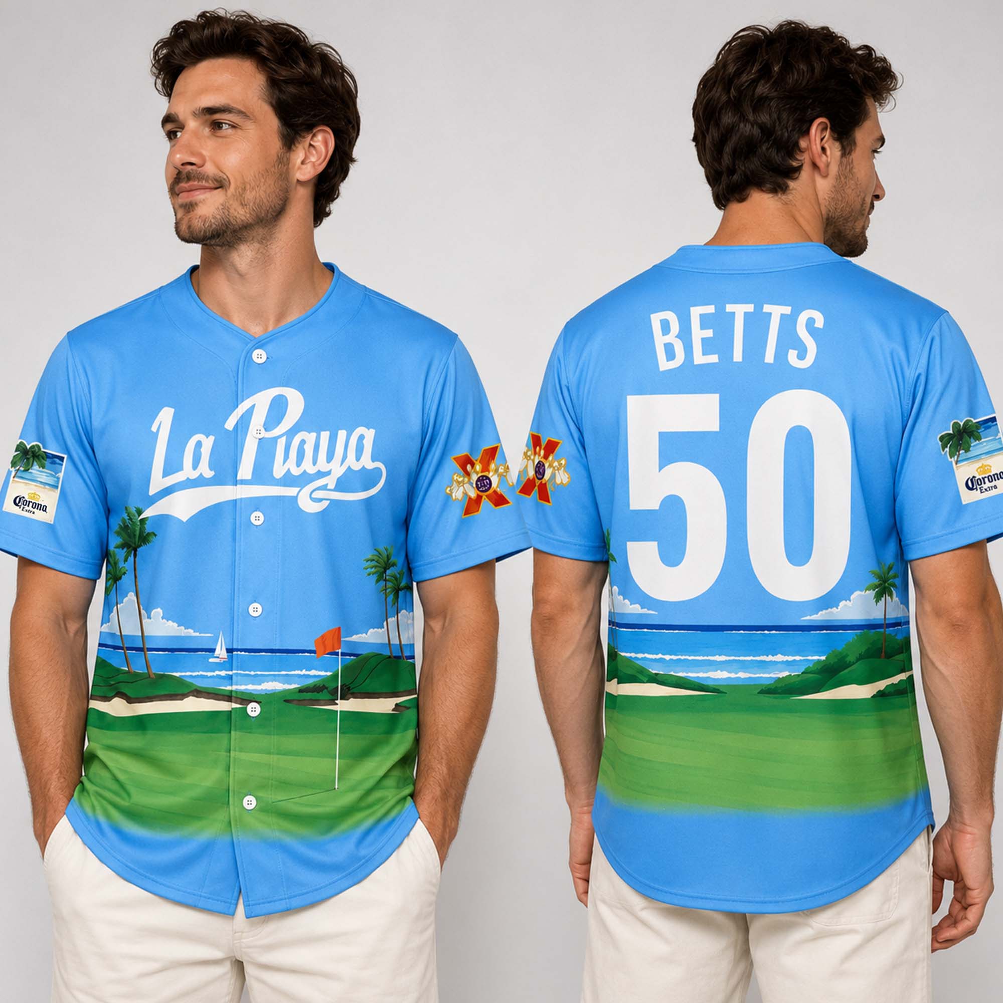 2026 Beach Connect Series Mookie Betts La Playa Jersey 2026 Beach Connect Series Mookie Betts La Playa Jersey