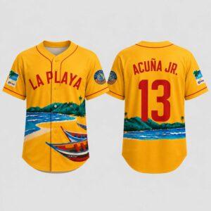 2026 Beach Connect Series Ronald Acuna Jr La Playa Jersey 2026 Beach Connect Series Ronald Acuna Jr La Playa Jersey