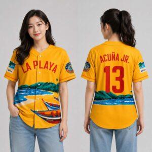 2026 Beach Connect Series Ronald Acuna Jr La Playa Jersey6