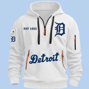 2026 Detroit Tigers Est 1882 Quarter Zip Hoodie 2026 Detroit Tigers Est 1882 Quarter Zip Hoodie