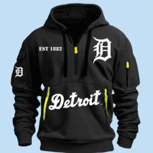 2026 Detroit Tigers Est 1882 Quarter Zip Hoodie 3 2026 Detroit Tigers Est 1882 Quarter Zip Hoodie55