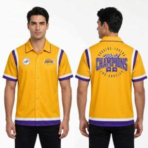 2026 LA Dodgers Lakers Night Hawaiian Shirt2