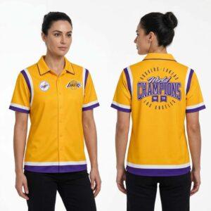 2026 LA Dodgers Lakers Night Hawaiian Shirt3