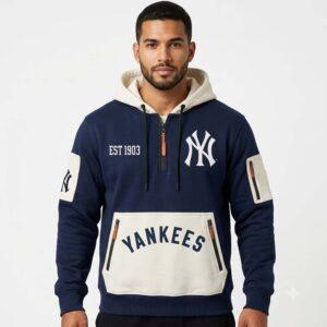 2026 NY Yankees Est 1903 Quarter Zip Hoodie 1 2026 NY Yankees Est 1903 Quarter Zip Hoodie5