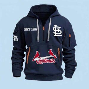 2026 St Louis Cardinals Est 1882 Quarter Zip Hoodie6
