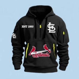 2026 St Louis Cardinals Est 1882 Quarter Zip Hoodie66