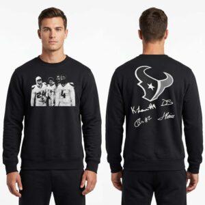 2026 Texans Jalen Pitre Calen Bullock Kamari Lassiter and Derek Stingley Jr Signatures Shirt