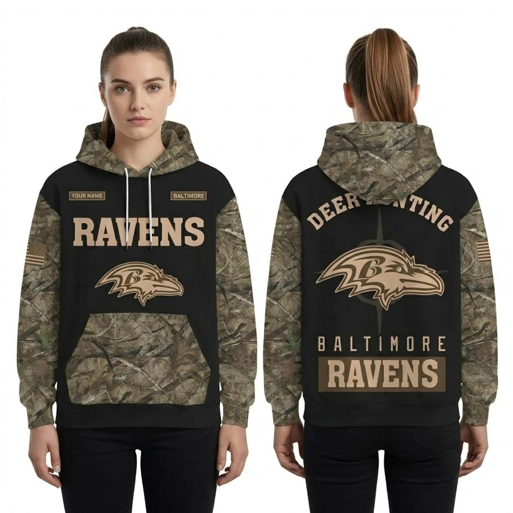 Ravens Deer Hunting 2026 Hoodie Ravens Deer Hunting 2026 Hoodie