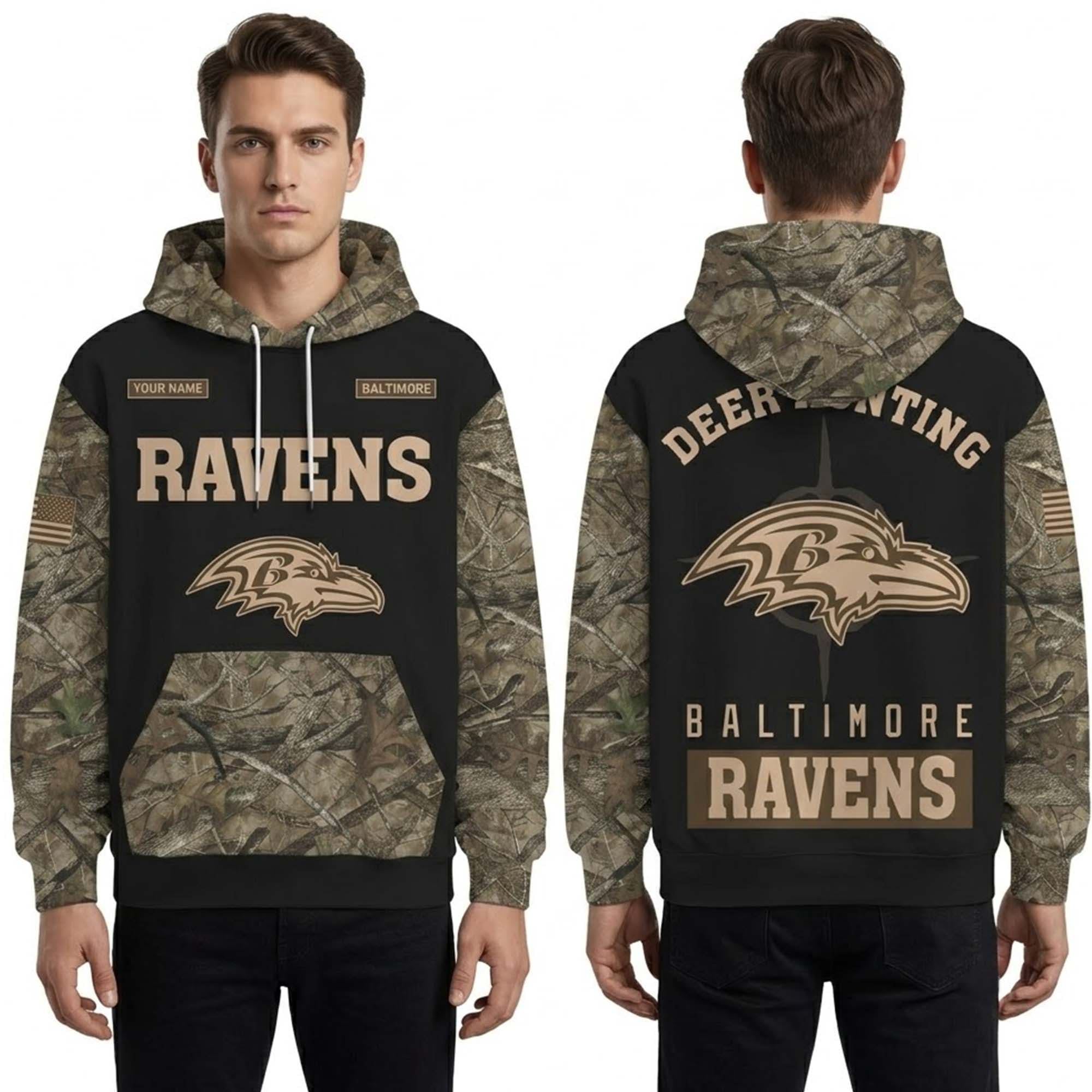 Ravens Deer Hunting 2026 Hoodie Ravens Deer Hunting 2026 Hoodie